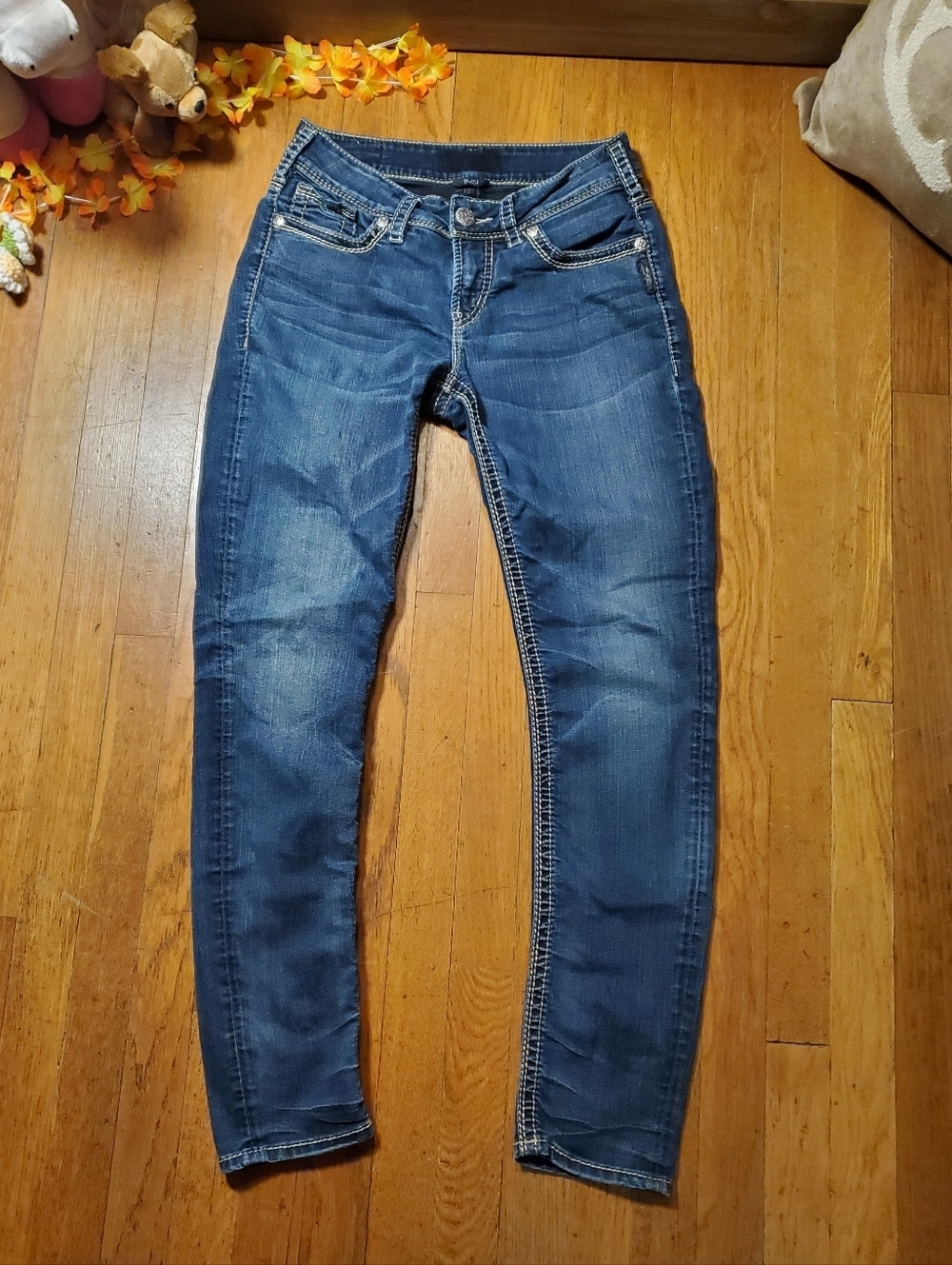 Silver Jeans Suki Indigo Skinny Stretch Jeans
